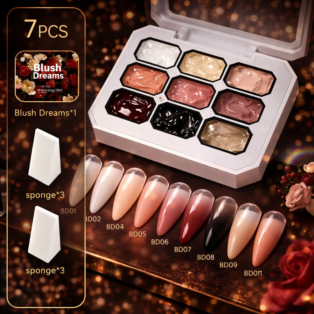 The Master Palette™ | 9-Color Solid Nail Art Gel Makeup art