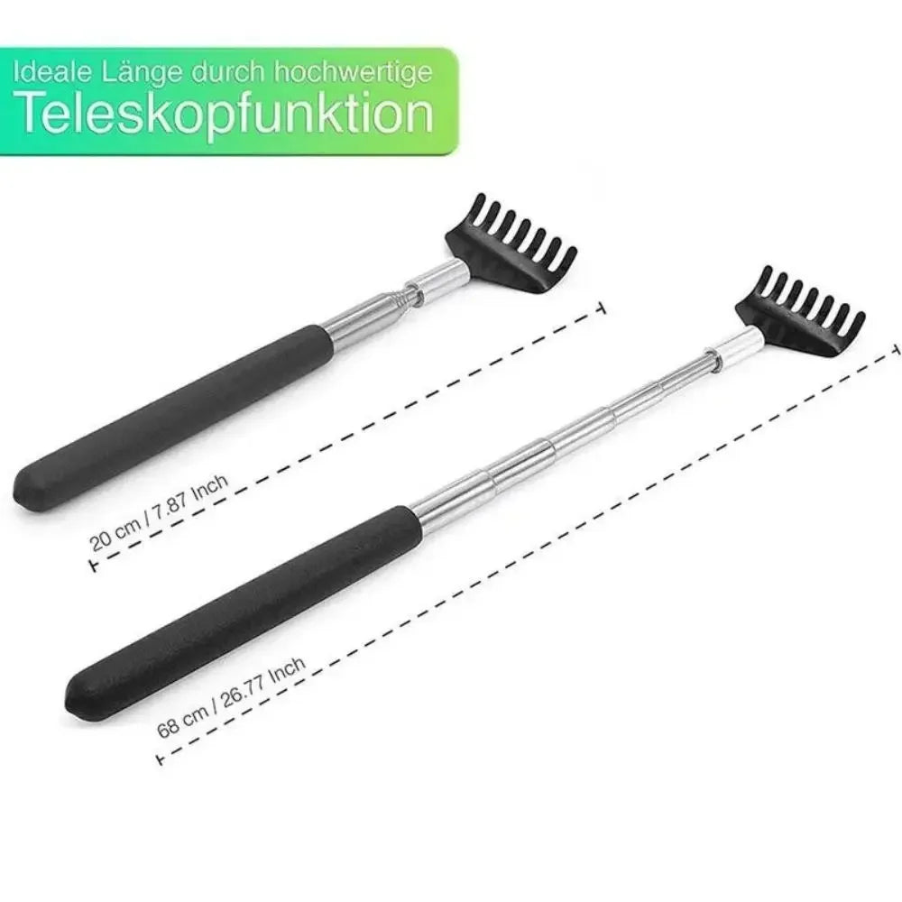 Telescopic Stainless Steel Back Scratcher