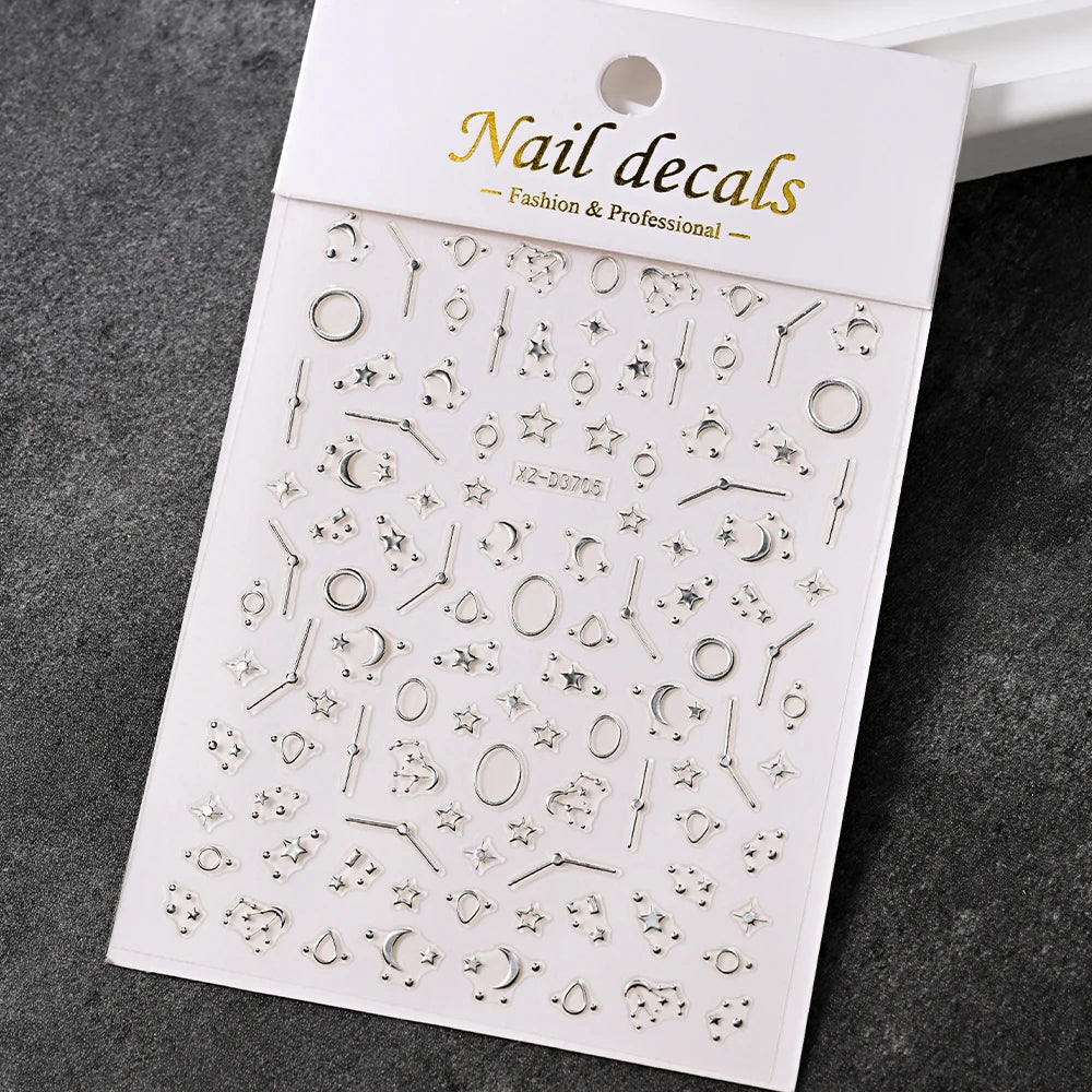 Shiny Nail Stickers.