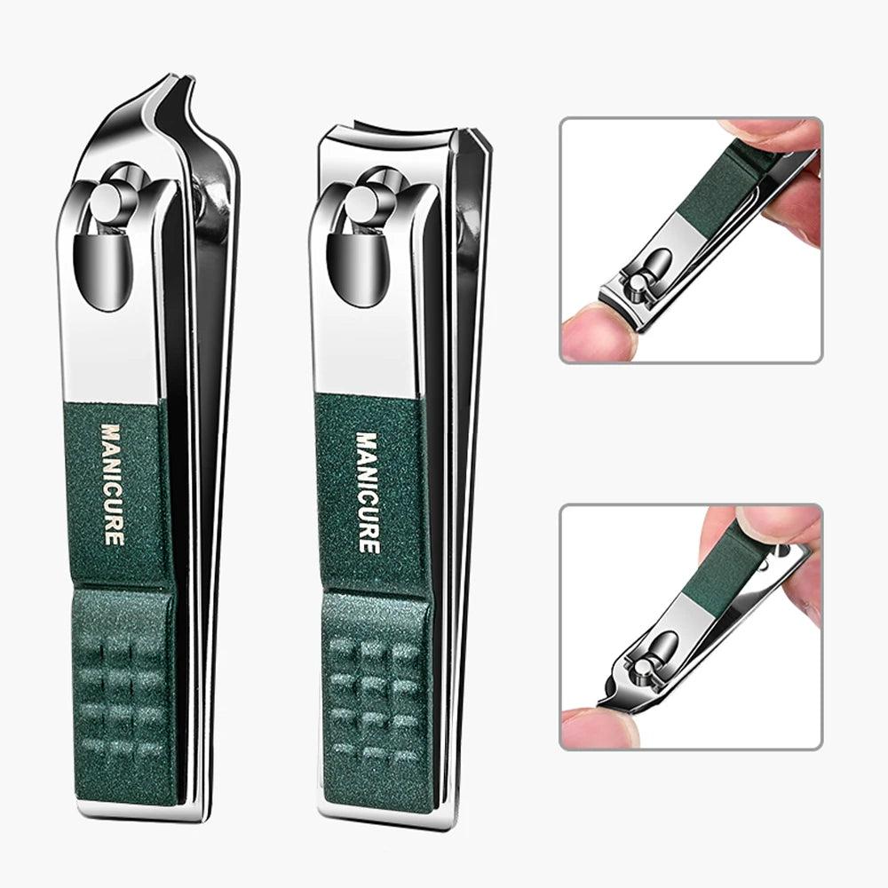 6ā18 PCS Portable Manicure Set ā Blue/Black Grooming Kit.