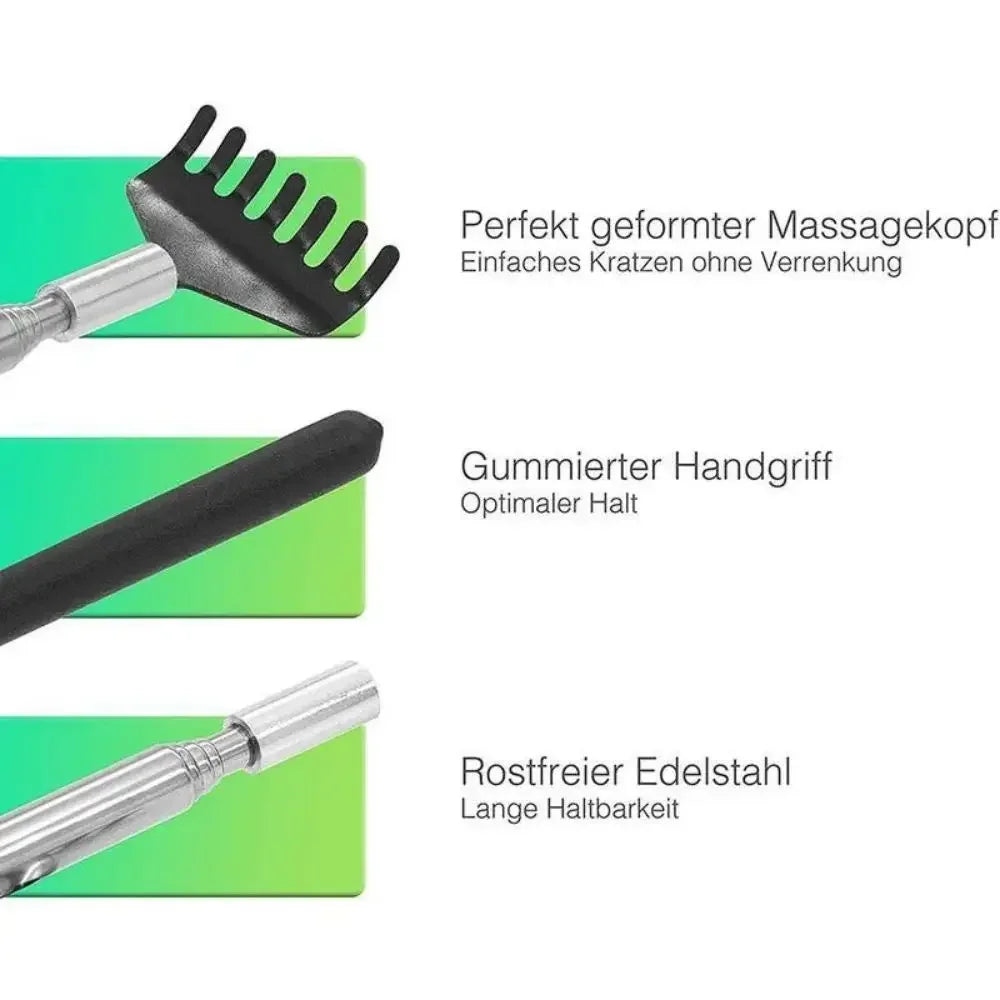 Telescopic Stainless Steel Back Scratcher