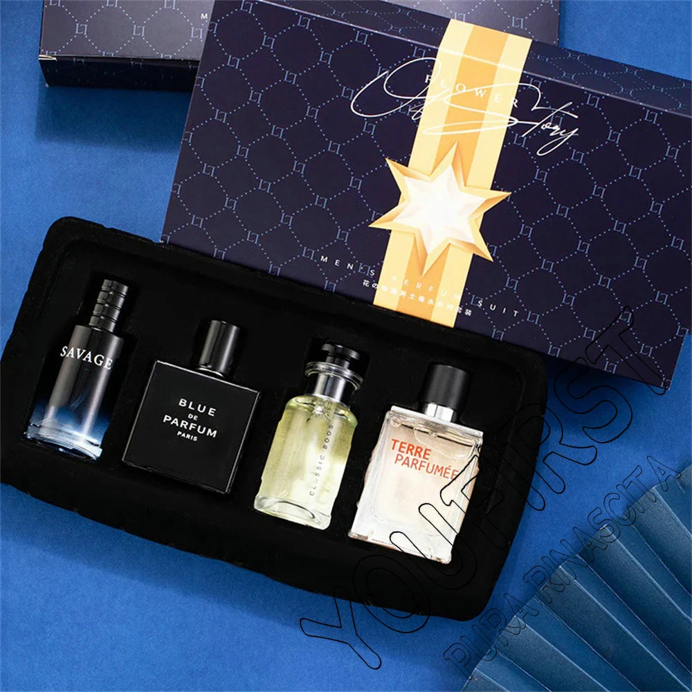 Luxury Men's Perfume Set – 4x100ml Gift Box.