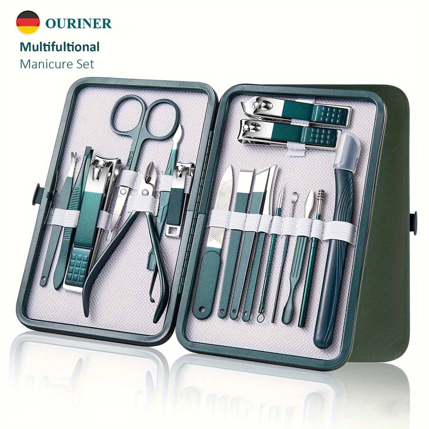 Professional Nail Care Kit β 7/10/12/18 Pcs with Travel Case.