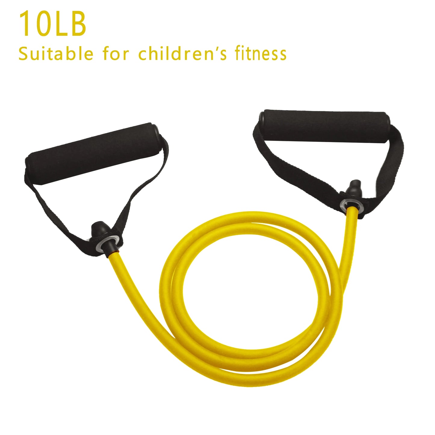 5-Level Resistance Tube Bands with Handles