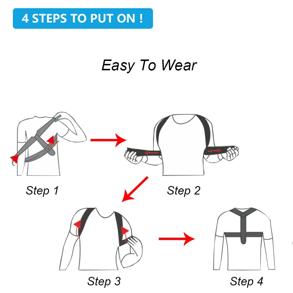Back Posture Correction Belt for Adults