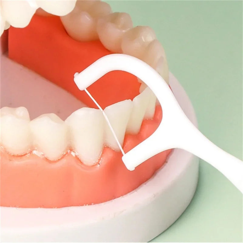 Portable Disposable Dental Floss Box with Toothpicks