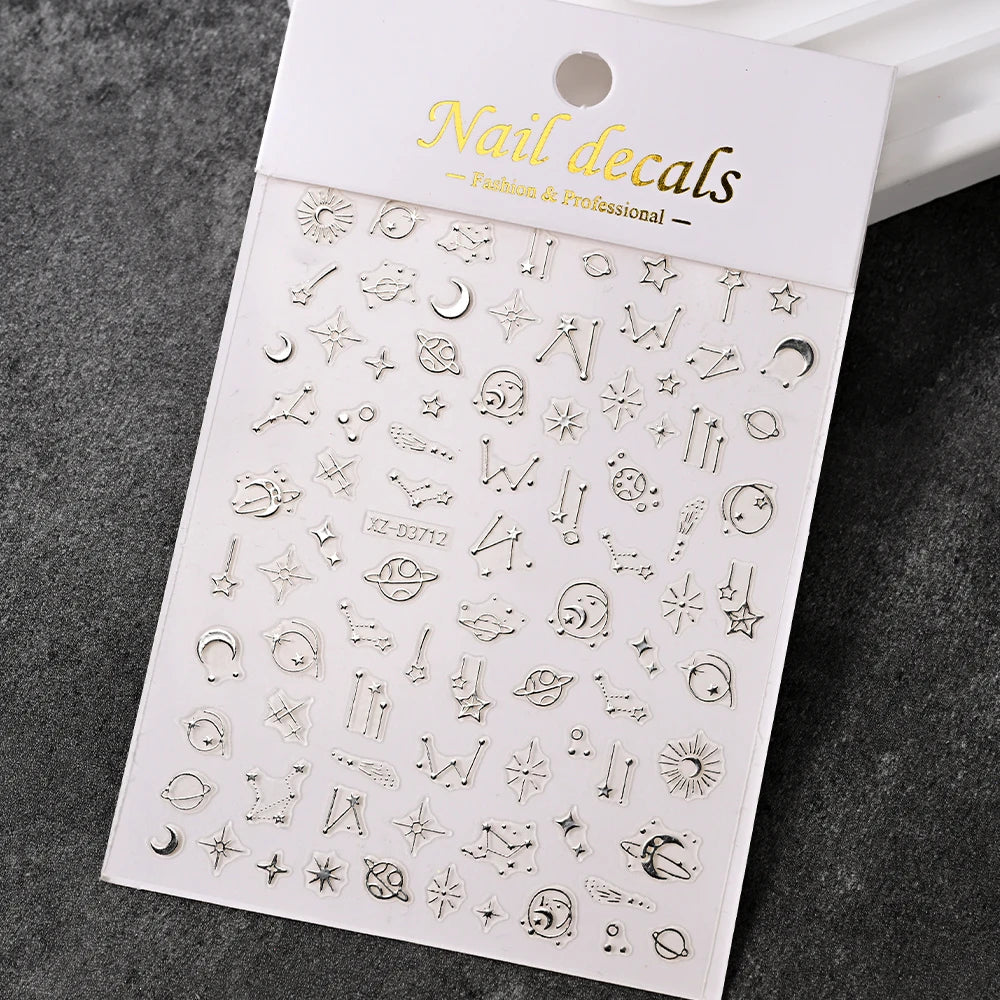Shiny Nail Stickers.