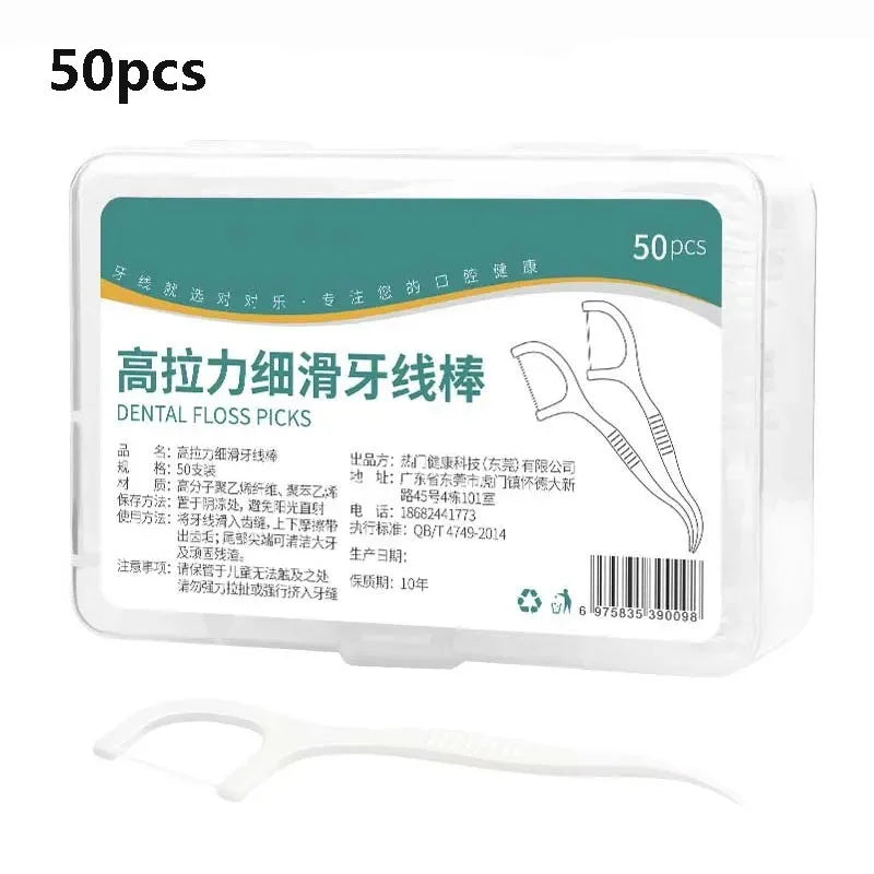Portable Disposable Dental Floss Box with Toothpicks