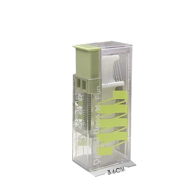 Portable Automatic Floss Dispenser – 10 Picks.