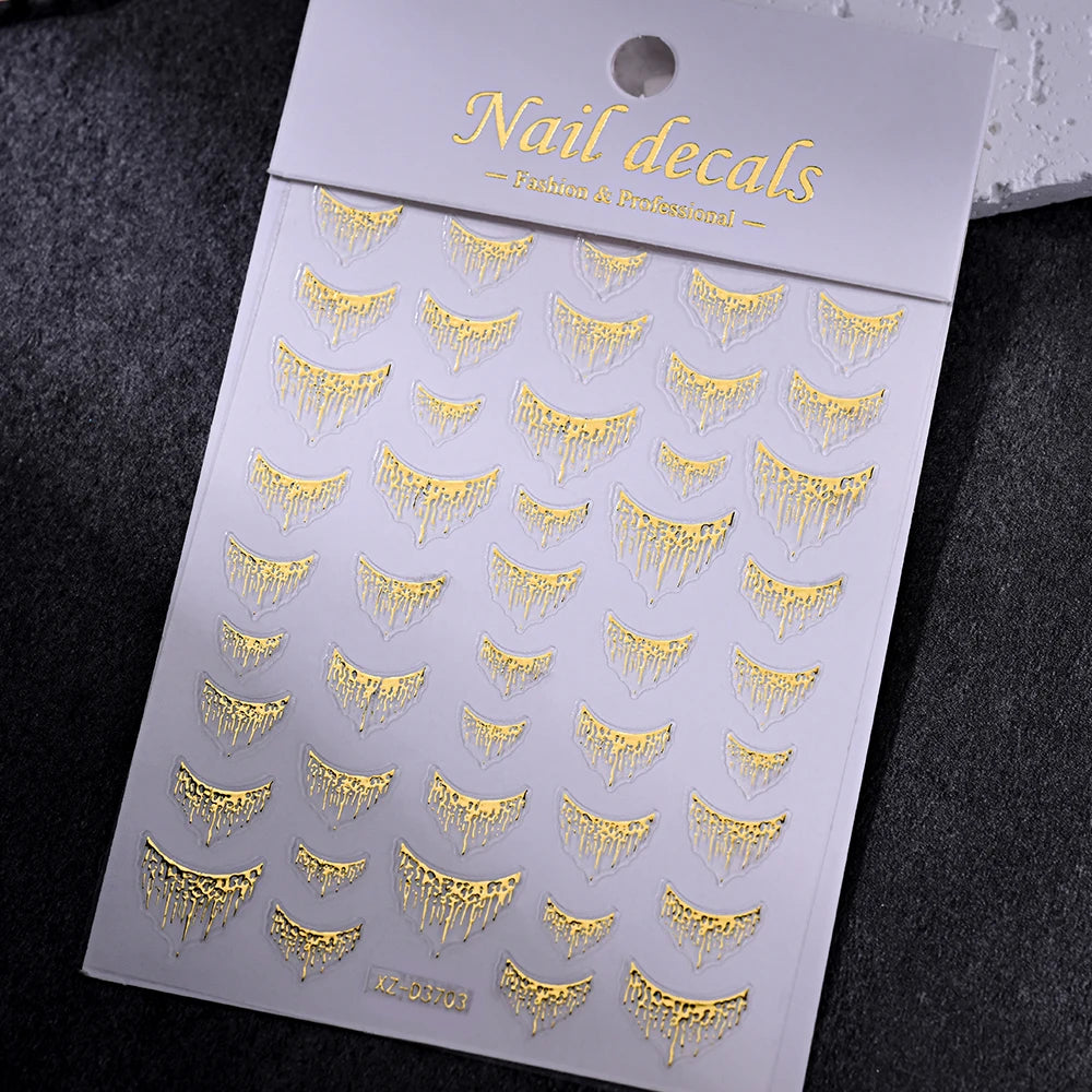 Shiny Nail Stickers.