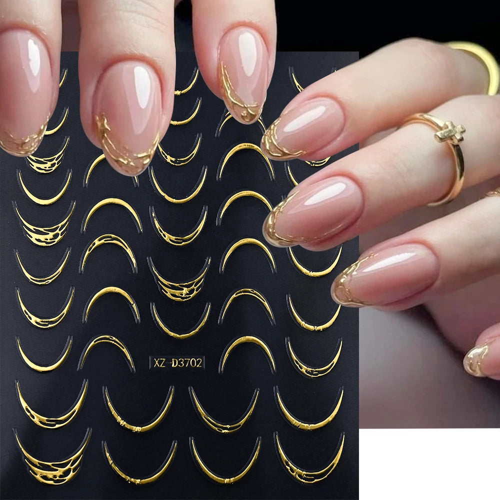 Shiny Nail Stickers.