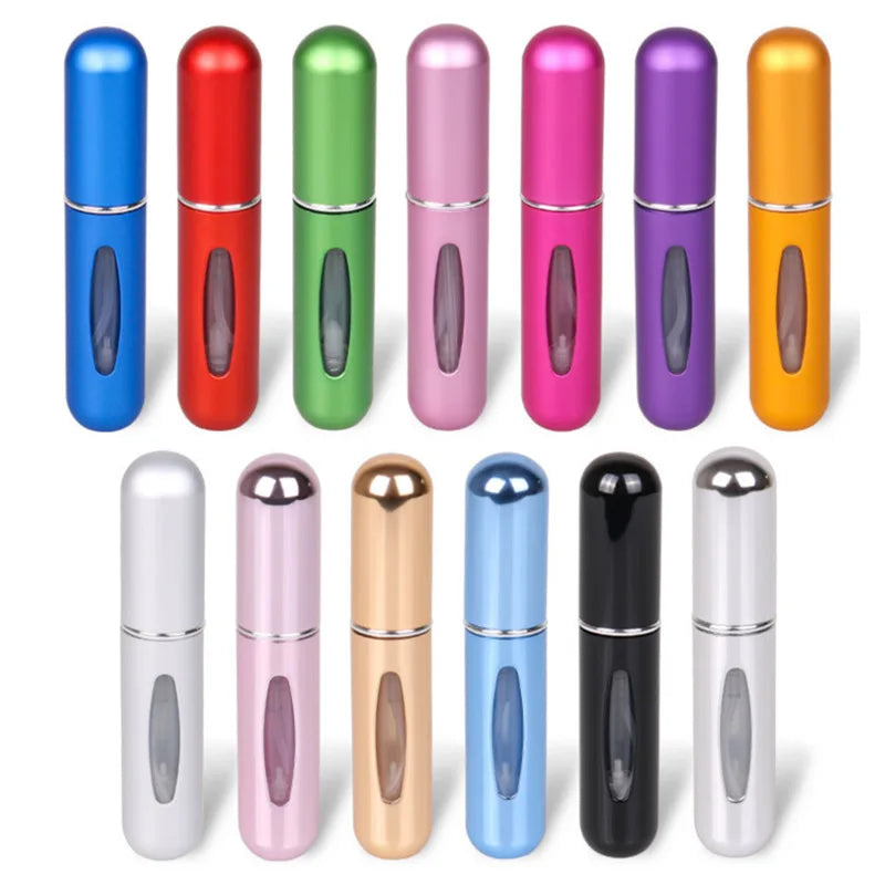 5ml Mini Refillable Perfume Spray Bottles β Portable Cosmetic Atomizers.