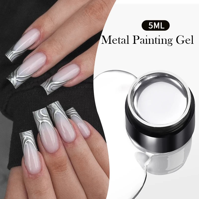 Born Pretty 5ml Nail Art Gel ā Liner & Glitter UV Gel.