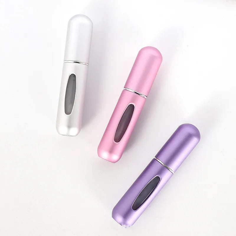 5ml Mini Refillable Perfume Spray Bottles β Portable Cosmetic Atomizers.