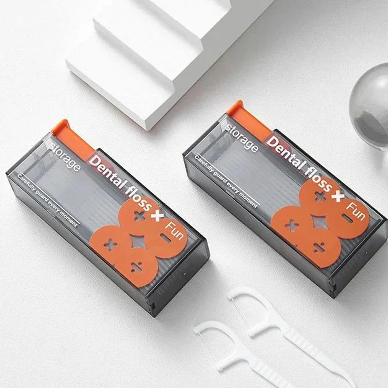 Portable Automatic Floss Dispenser – 10 Picks.
