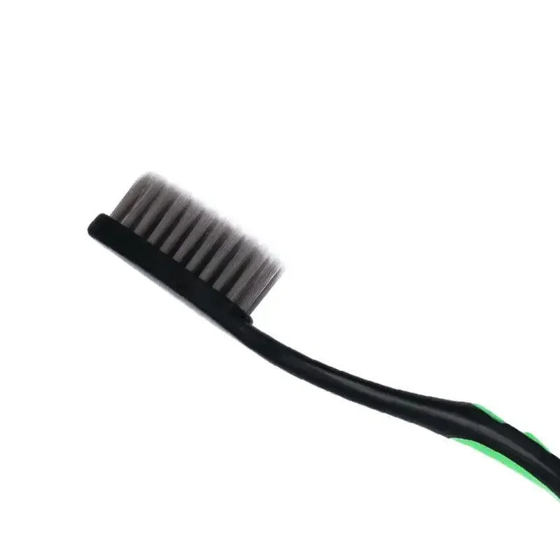 Soft Bristle Bamboo Charcoal Toothbrush – 10 Pack