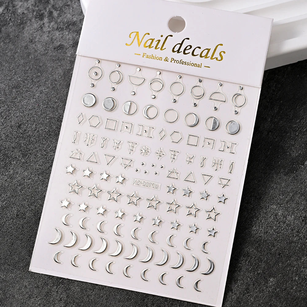 Shiny Nail Stickers.