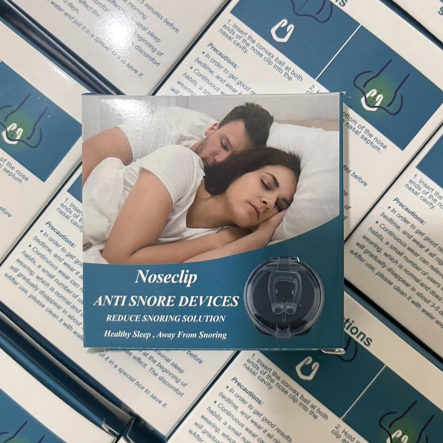 Silicone Magnetic Anti-Snore Nose Clip with Case