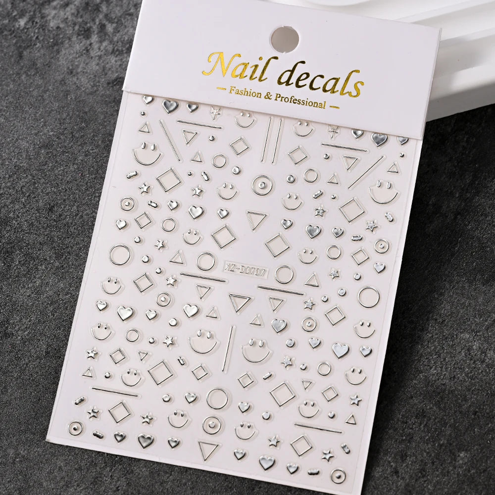 Shiny Nail Stickers.