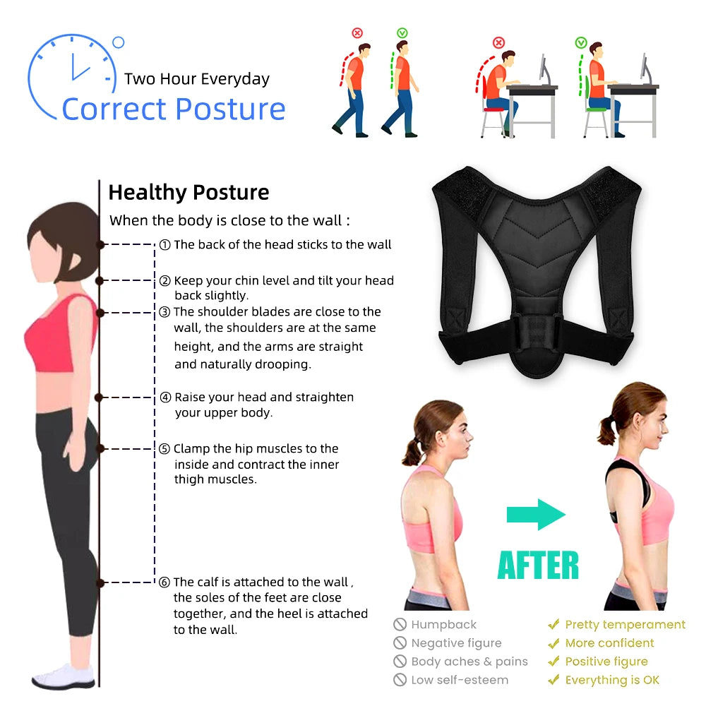 Posture Corrective Strap for Adults & Children
