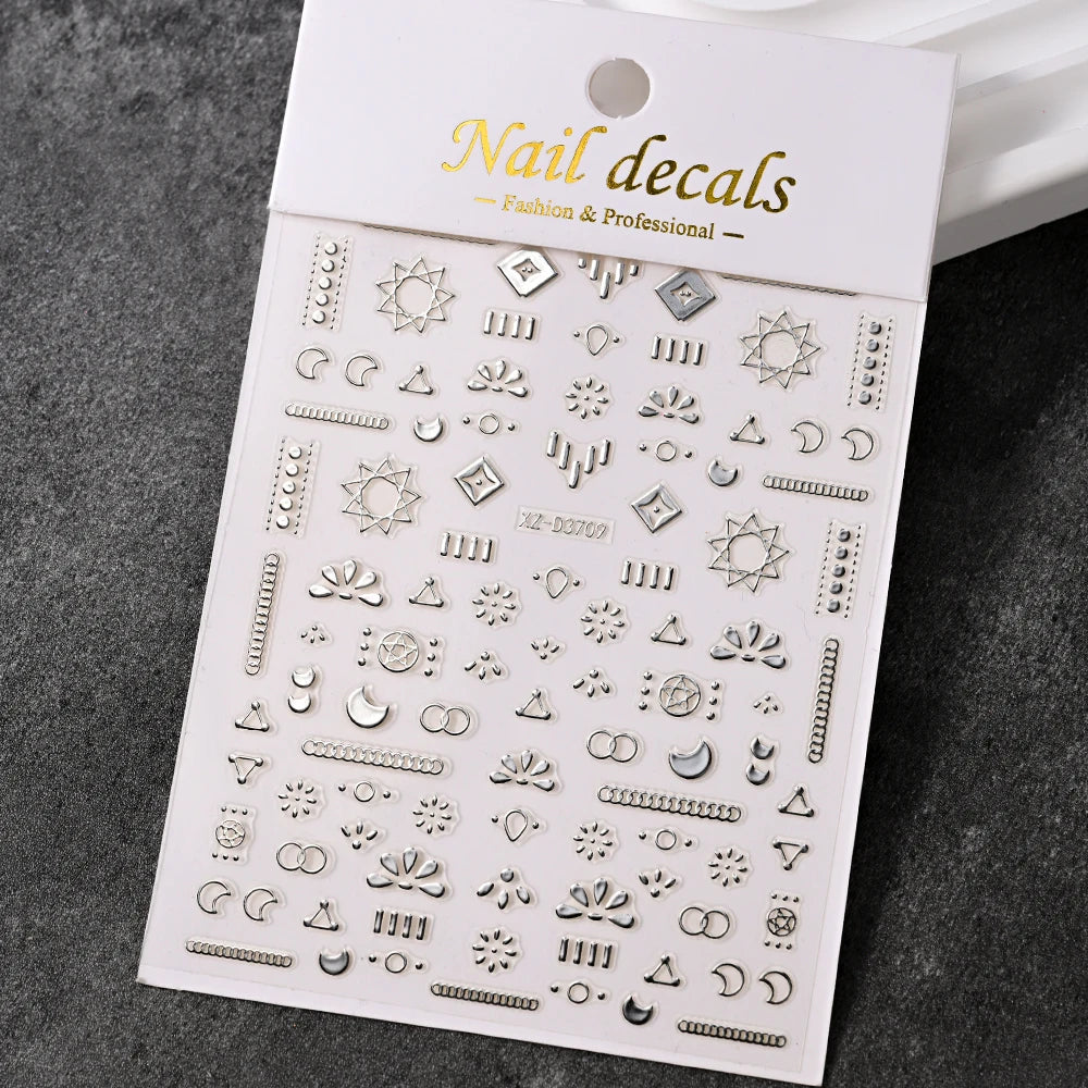 Shiny Nail Stickers.