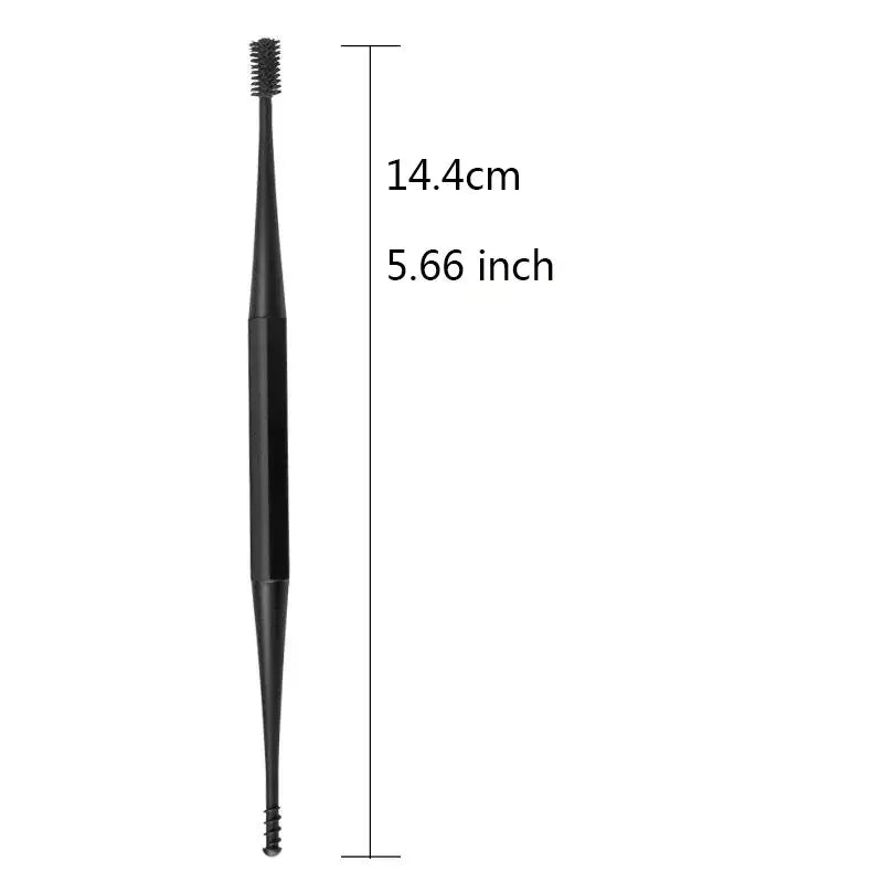 Double Silicone Soft Head Rotary Ear Pick