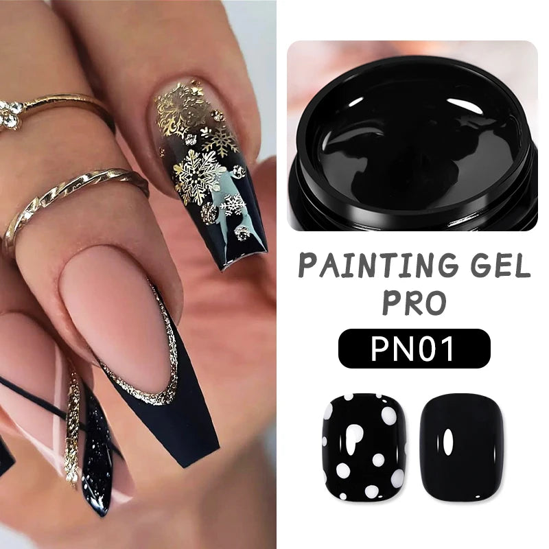 Born Pretty 5ml Nail Art Gel ā Liner & Glitter UV Gel.