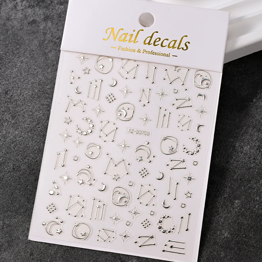 Shiny Nail Stickers.