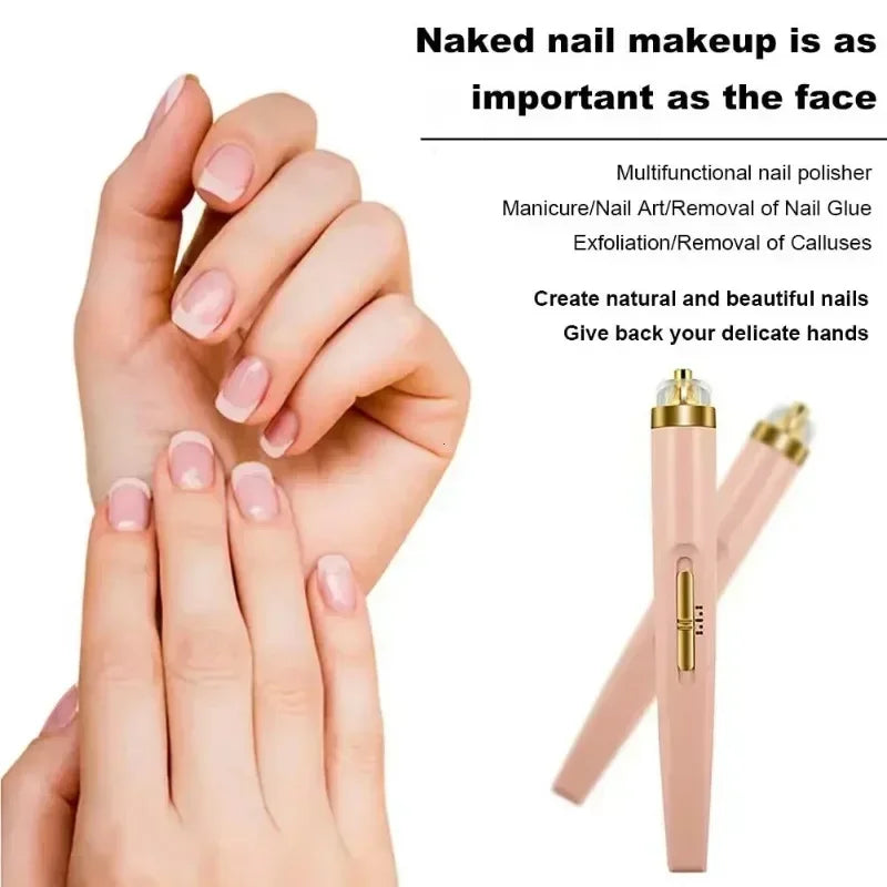 Electric Nail Drill ā Portable Polisher with Light & Carry Bag.