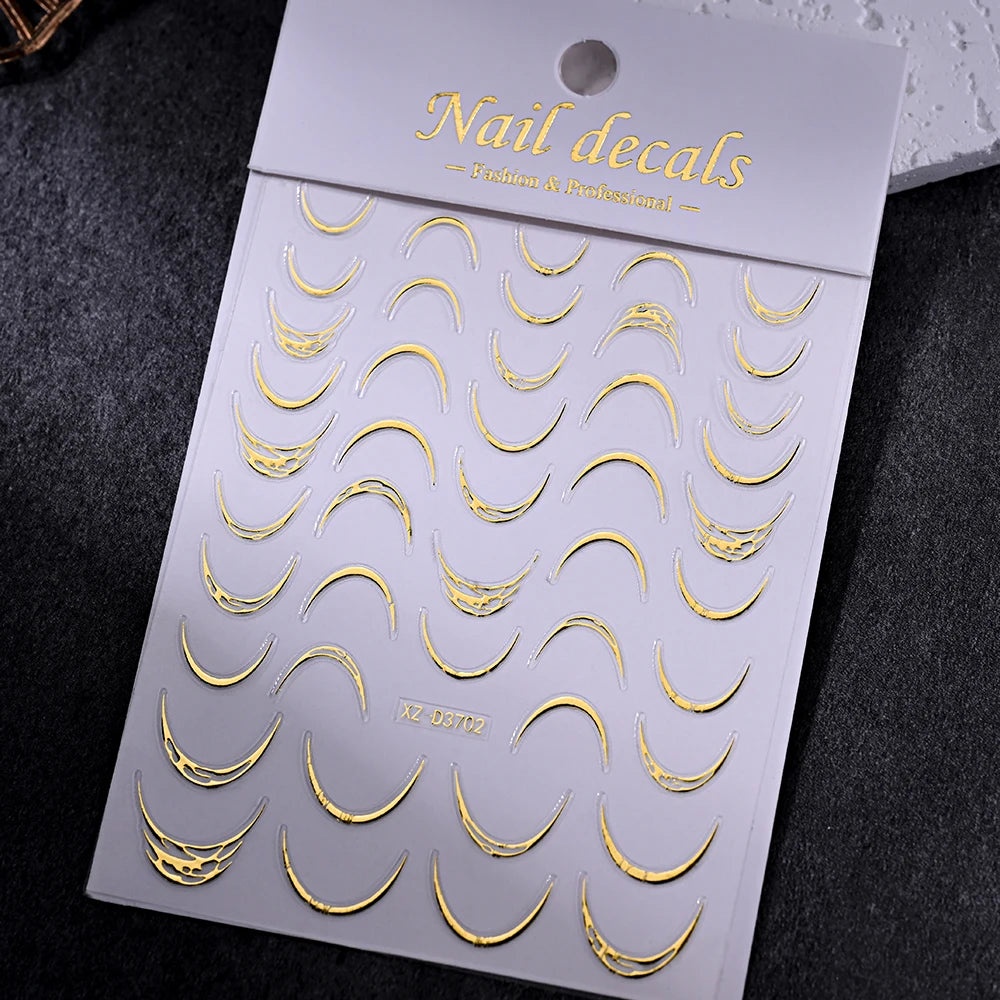 Shiny Nail Stickers.