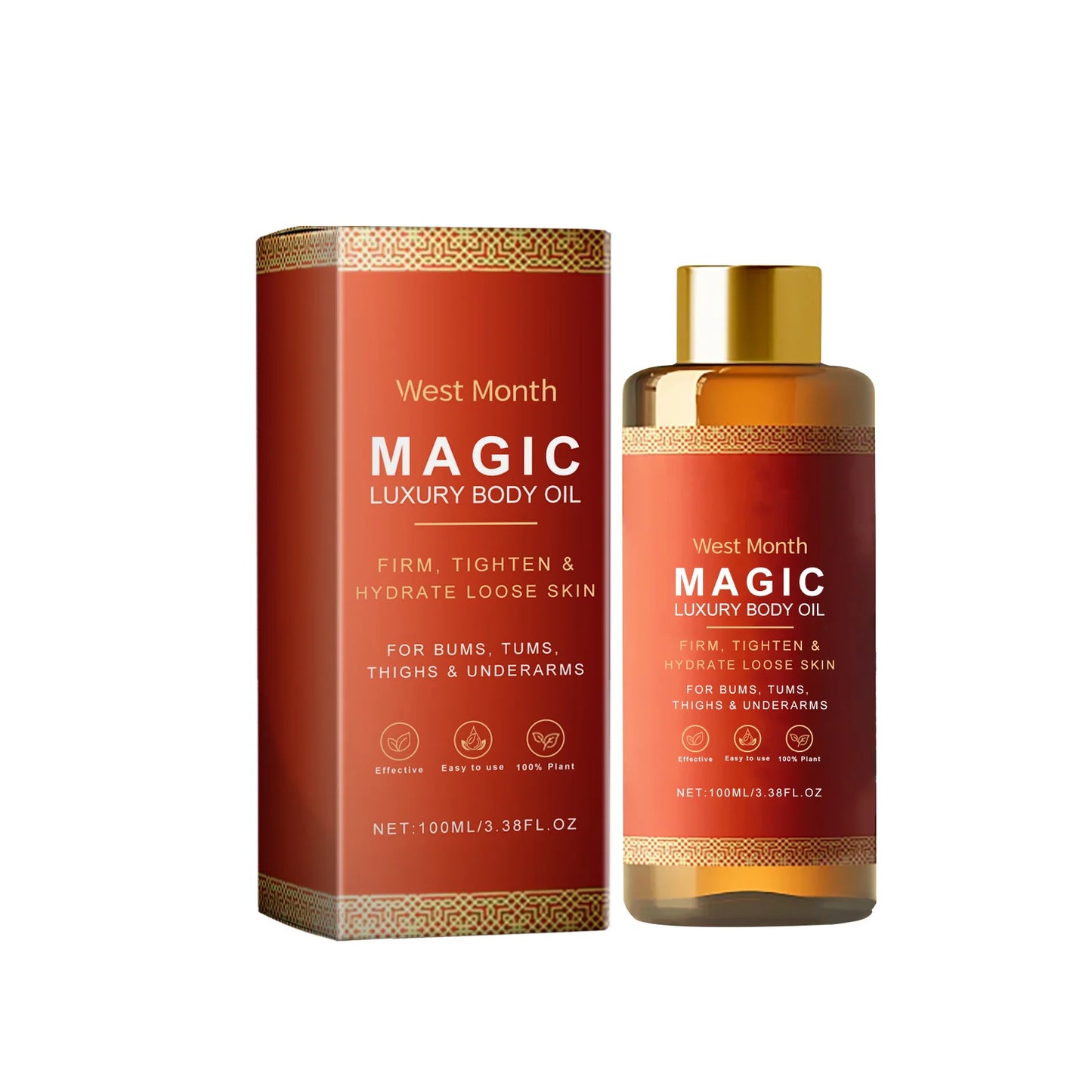 Luxury Magic Body Oil ā Deeply Moisturizing & Firming for Dry Skin | Chest & Thighs