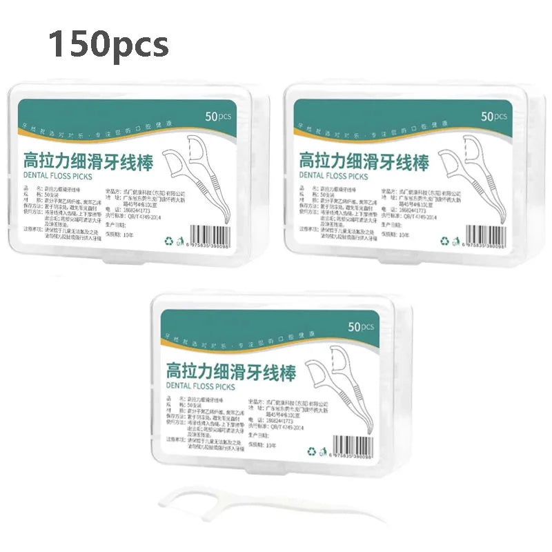 Portable Disposable Dental Floss Box with Toothpicks