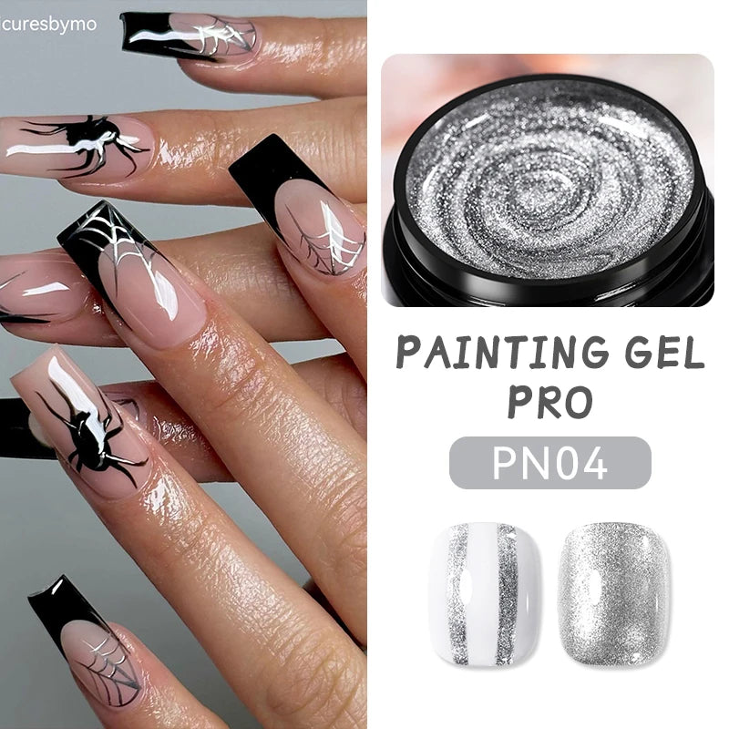 Born Pretty 5ml Nail Art Gel ā Liner & Glitter UV Gel.