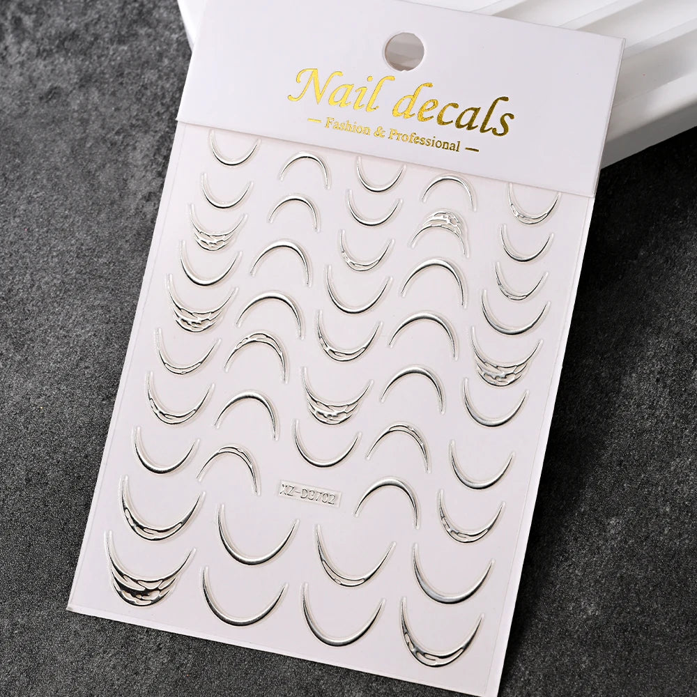 Shiny Nail Stickers.
