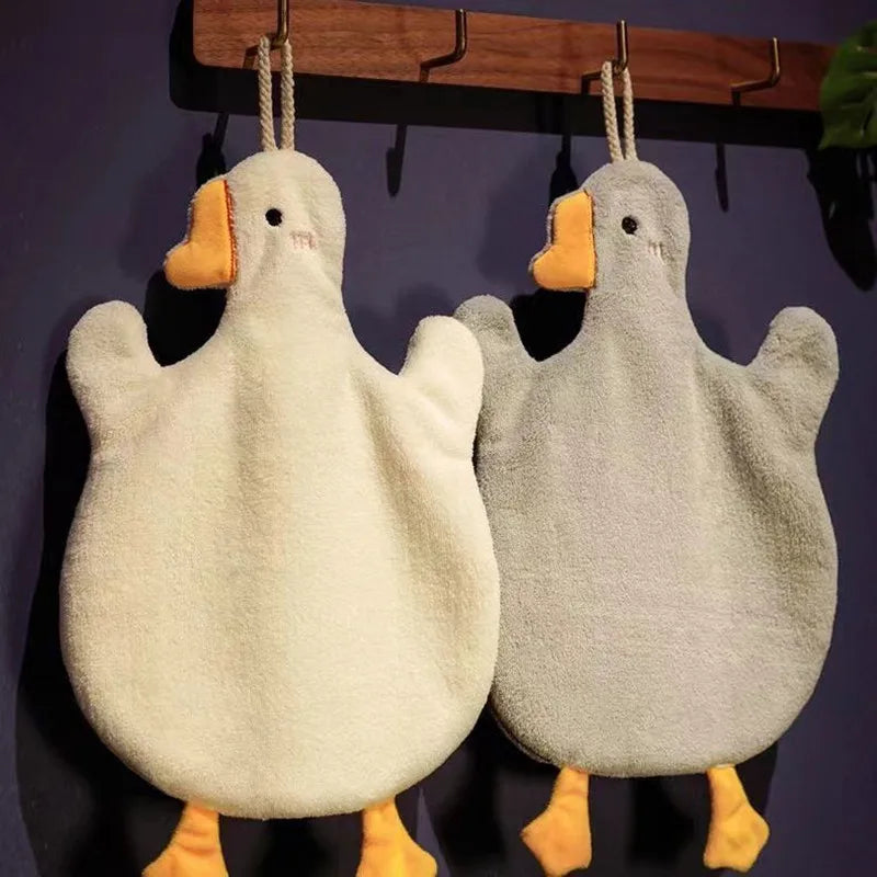 Cartoon Goose Hanging Hand Towel