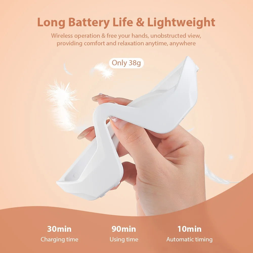 3D Eye Massager with EMS & Red Light