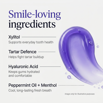Purple Teeth Whitening Mouthwash – Instant Colour Correcting Formula