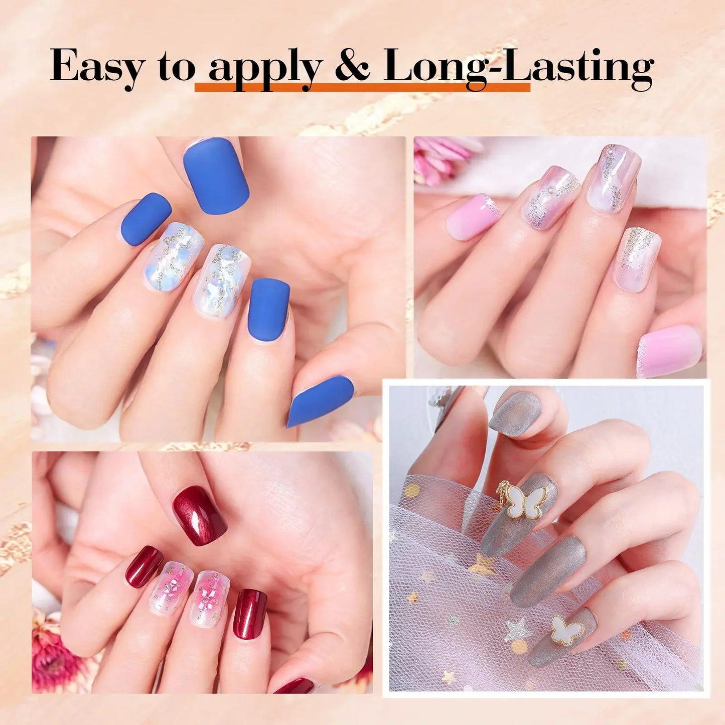 VENALISA 7.5ml Nail Gel Polish VIP5 HEMA Free Semi Permanent Soak off UV LED Nail Gel Varnish Full Coverage Nail Gel Lacquer Makeup art