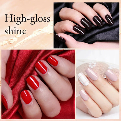 VENALISA 7.5ml Nail Gel Polish VIP5 HEMA Free Semi Permanent Soak off UV LED Nail Gel Varnish Full Coverage Nail Gel Lacquer Makeup art