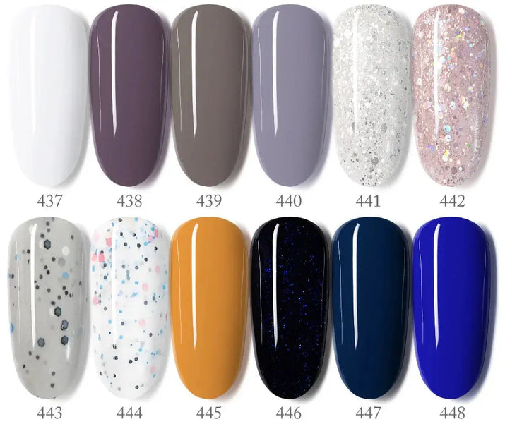 VENALISA 7.5ml Nail Gel Polish VIP5 HEMA Free Semi Permanent Soak off UV LED Nail Gel Varnish Full Coverage Nail Gel Lacquer Makeup art