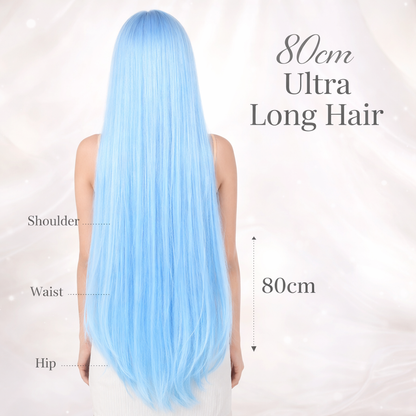 The "Ultra-Sleek" 80cm Statement Wig Makeup art