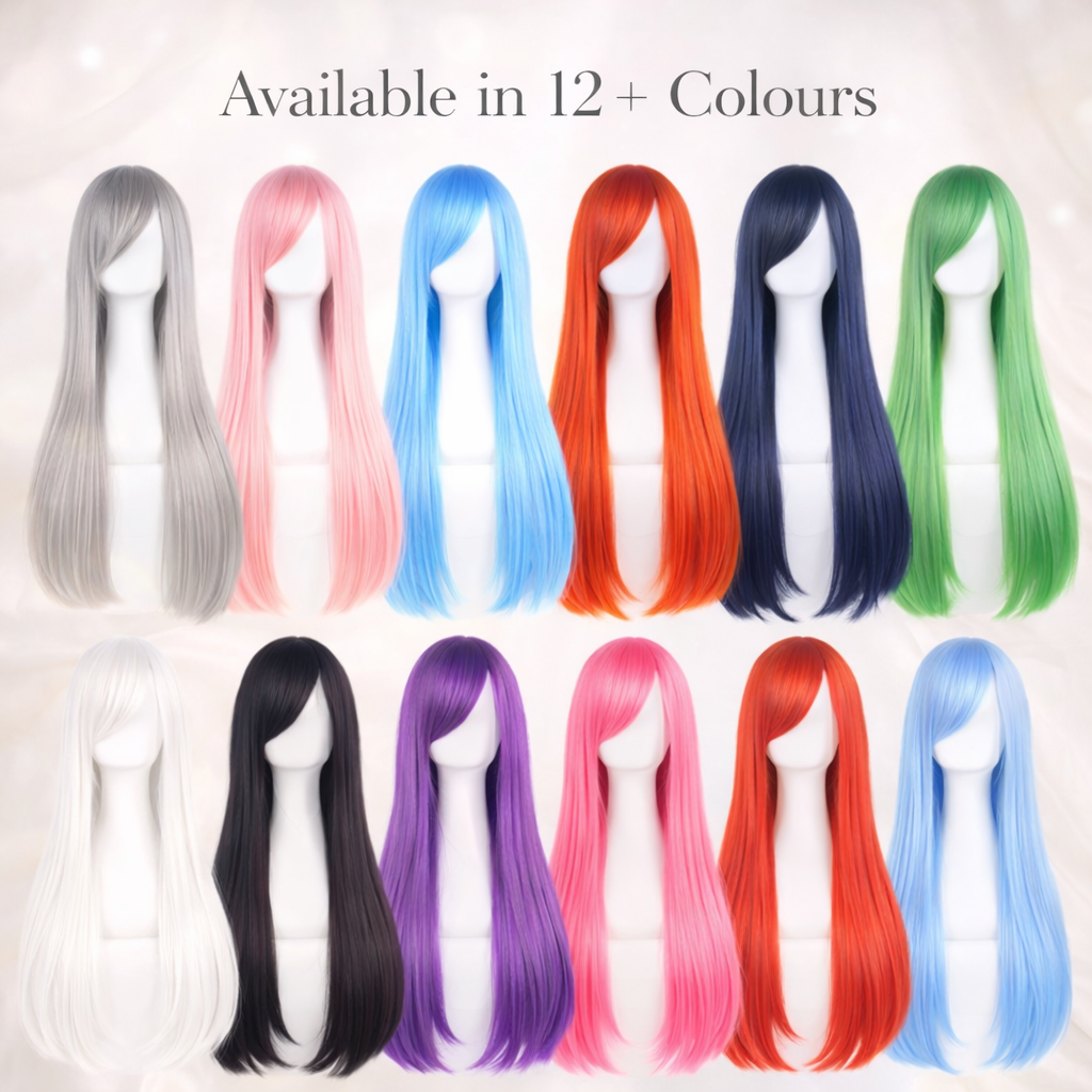 The "Ultra-Sleek" 80cm Statement Wig Makeup art
