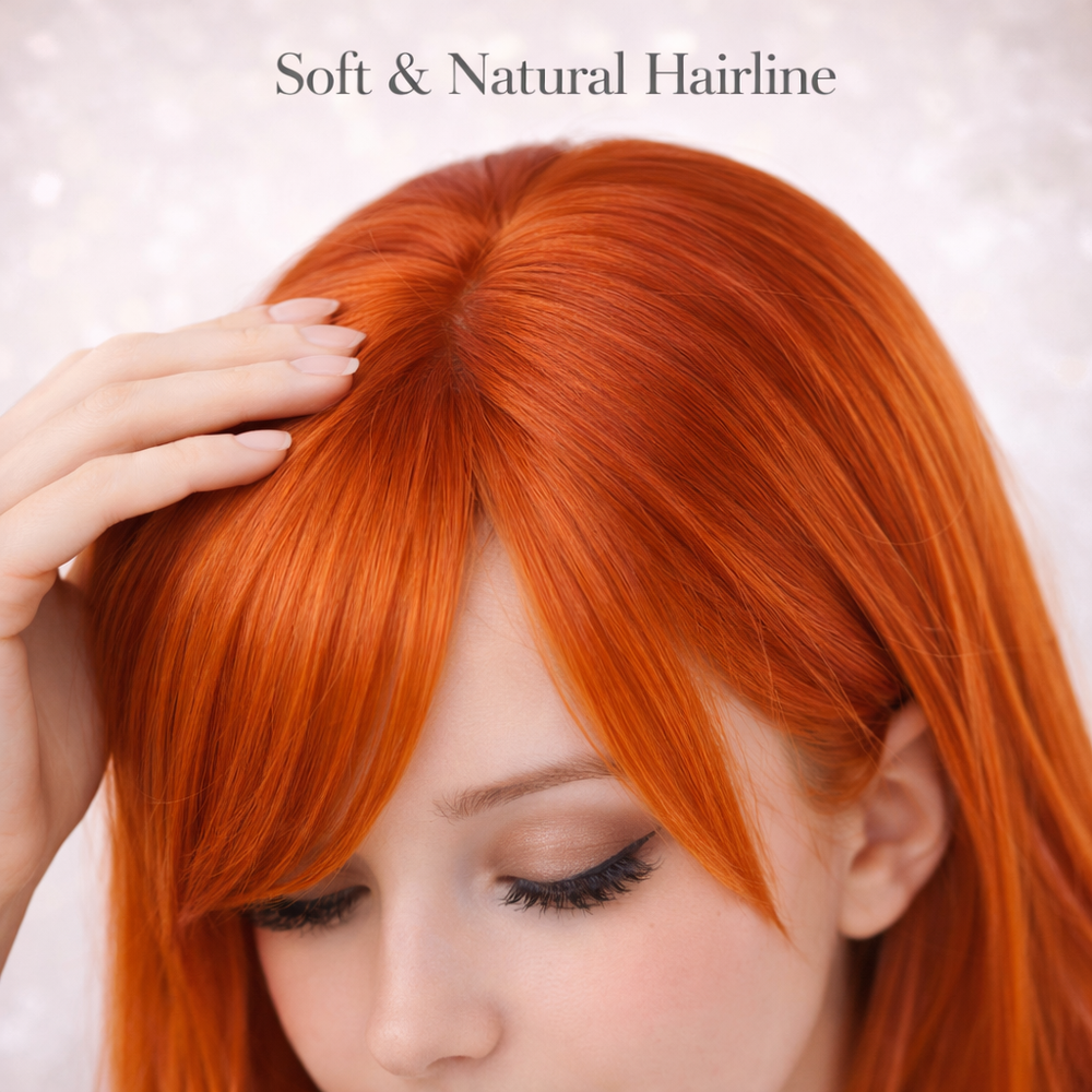 The "Ultra-Sleek" 80cm Statement Wig Makeup art