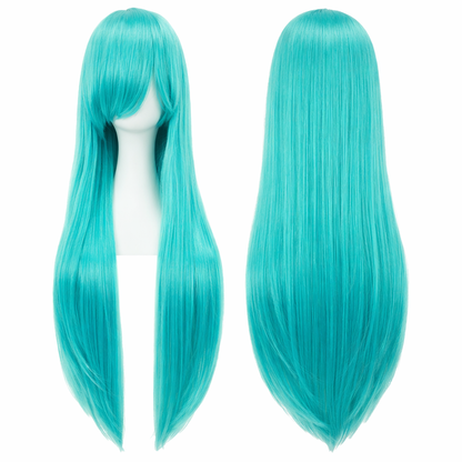 The "Ultra-Sleek" 80cm Statement Wig Makeup art
