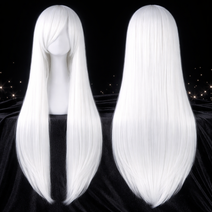 The "Ultra-Sleek" 80cm Statement Wig Makeup art
