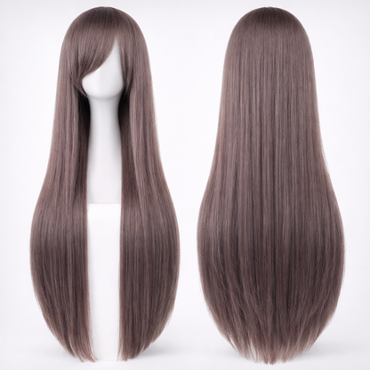 The "Ultra-Sleek" 80cm Statement Wig Makeup art