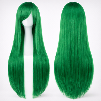 The "Ultra-Sleek" 80cm Statement Wig Makeup art