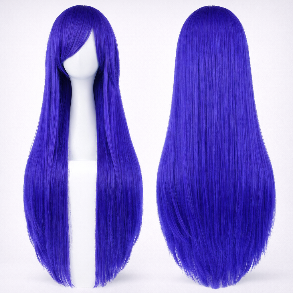 The "Ultra-Sleek" 80cm Statement Wig Makeup art