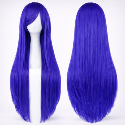 The "Ultra-Sleek" 80cm Statement Wig Makeup art