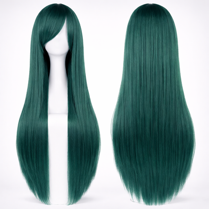 The "Ultra-Sleek" 80cm Statement Wig Makeup art